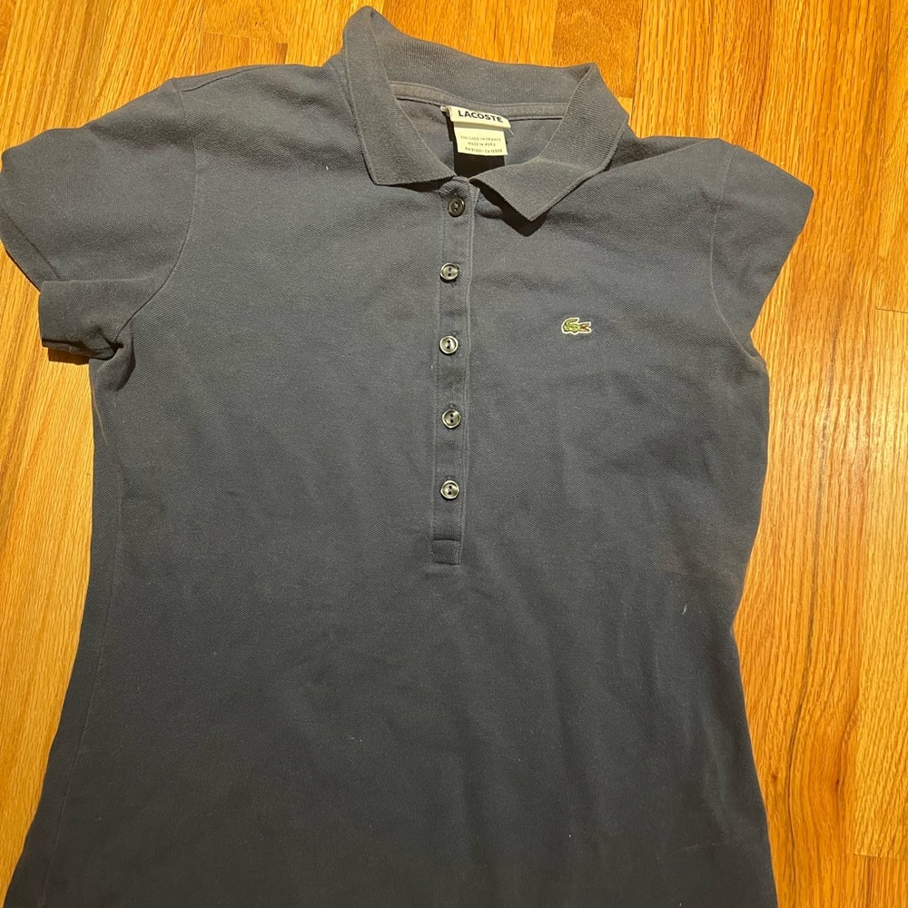 Lacoste women’s blue colored top size 40 size 8 US